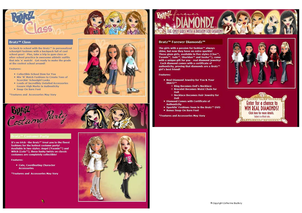 Bratz Catalogues